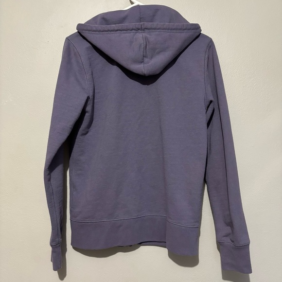 North Face Purple Long Sleeve Zip Up Hooded Sweatshirt Lightweight Jacket Sz. XS - Picture 10 of 10